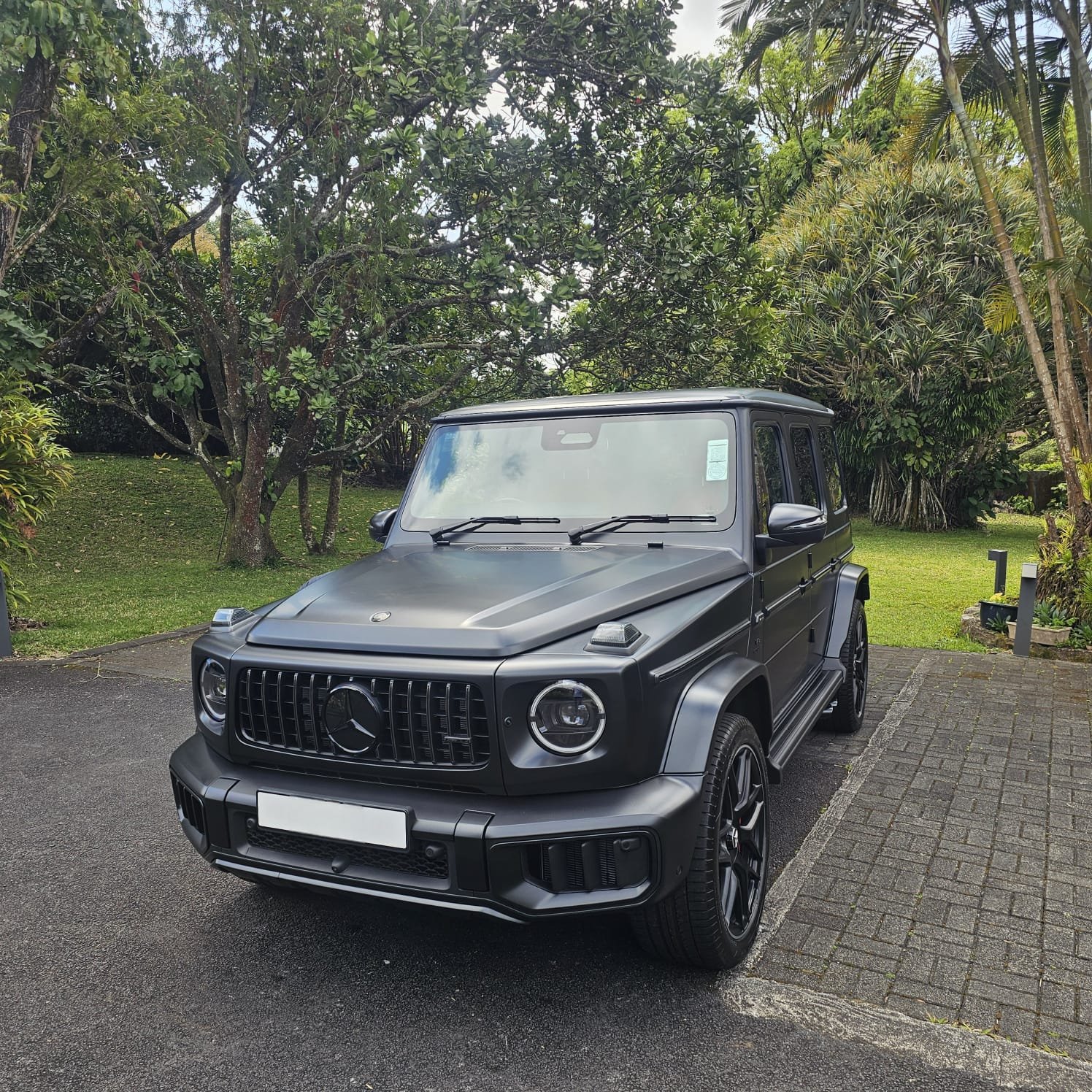 Mercedes-AMG G63 matte black — exterior detail